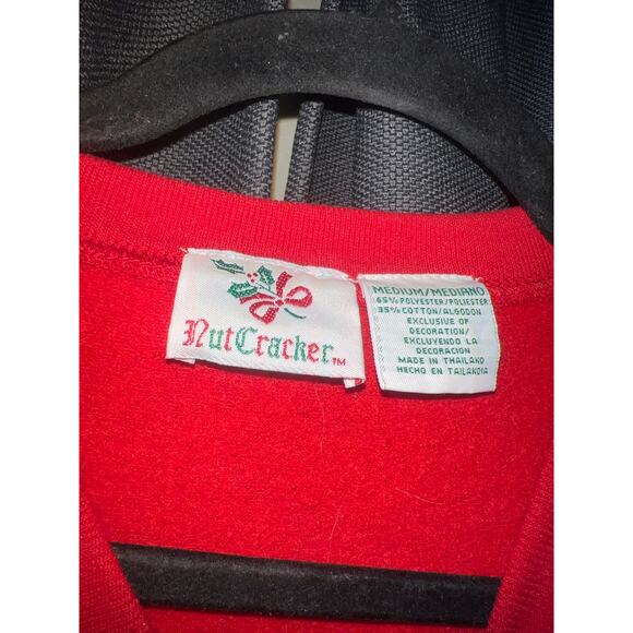 Ugly Christmas Sweater Xmas Sweatshirt Crewneck Size Medium Vintage - Picture 2 of 3